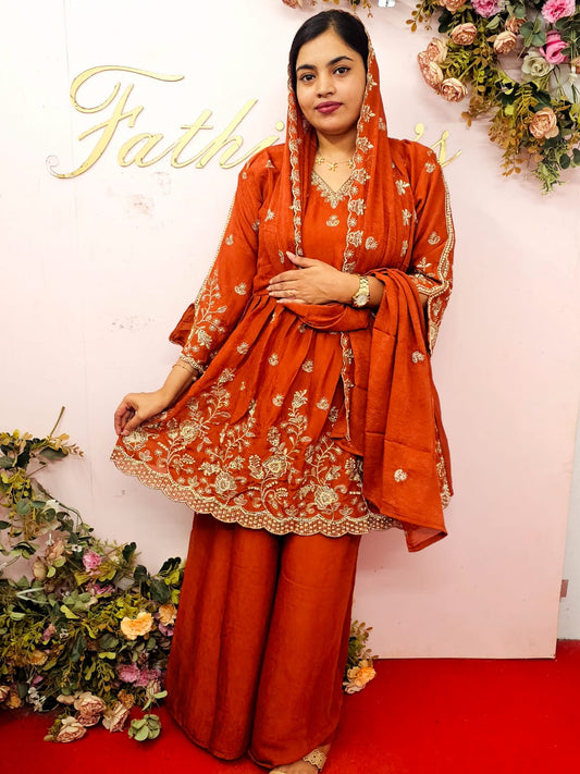 PARTYWEAR Crush Georgette