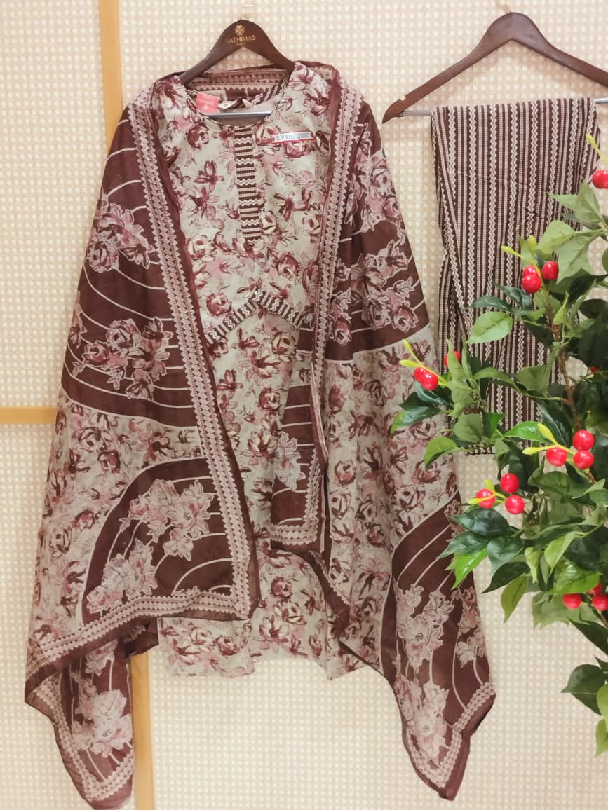 Pure cotton chruidar