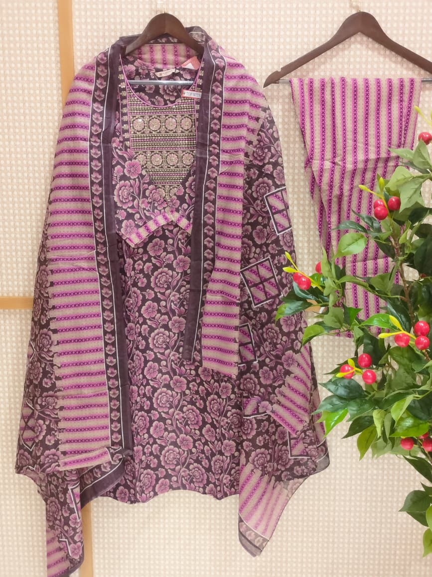 Pure cotton chruidar