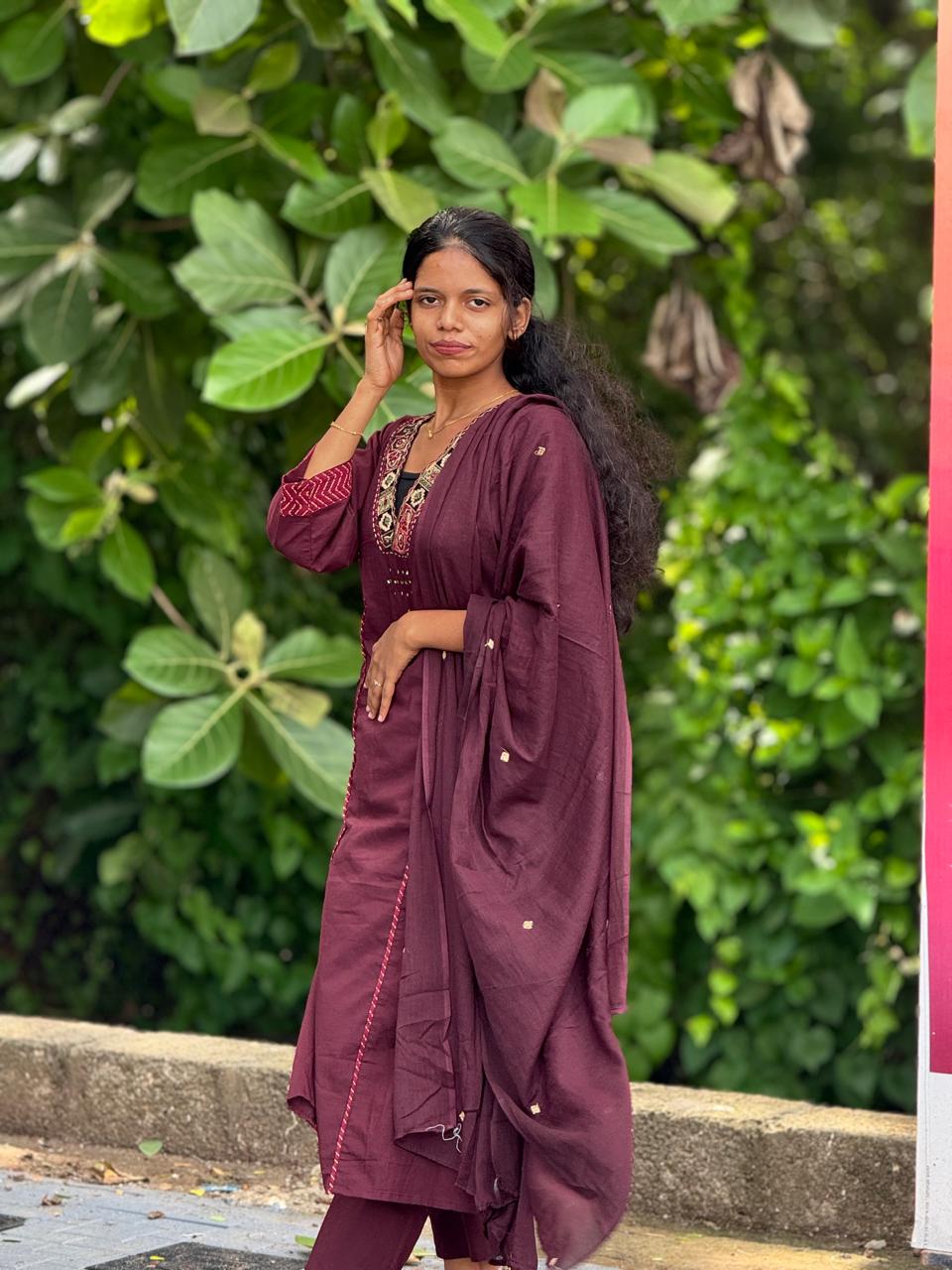 Pure cotton churidar