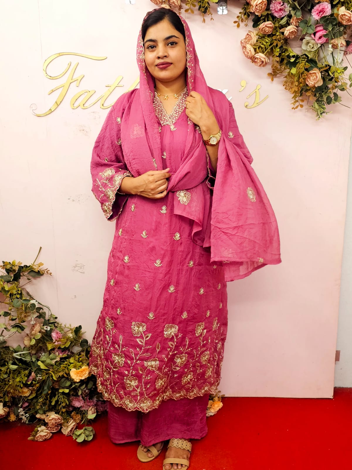 PARTY WEAR CRUSH GEORGETTE