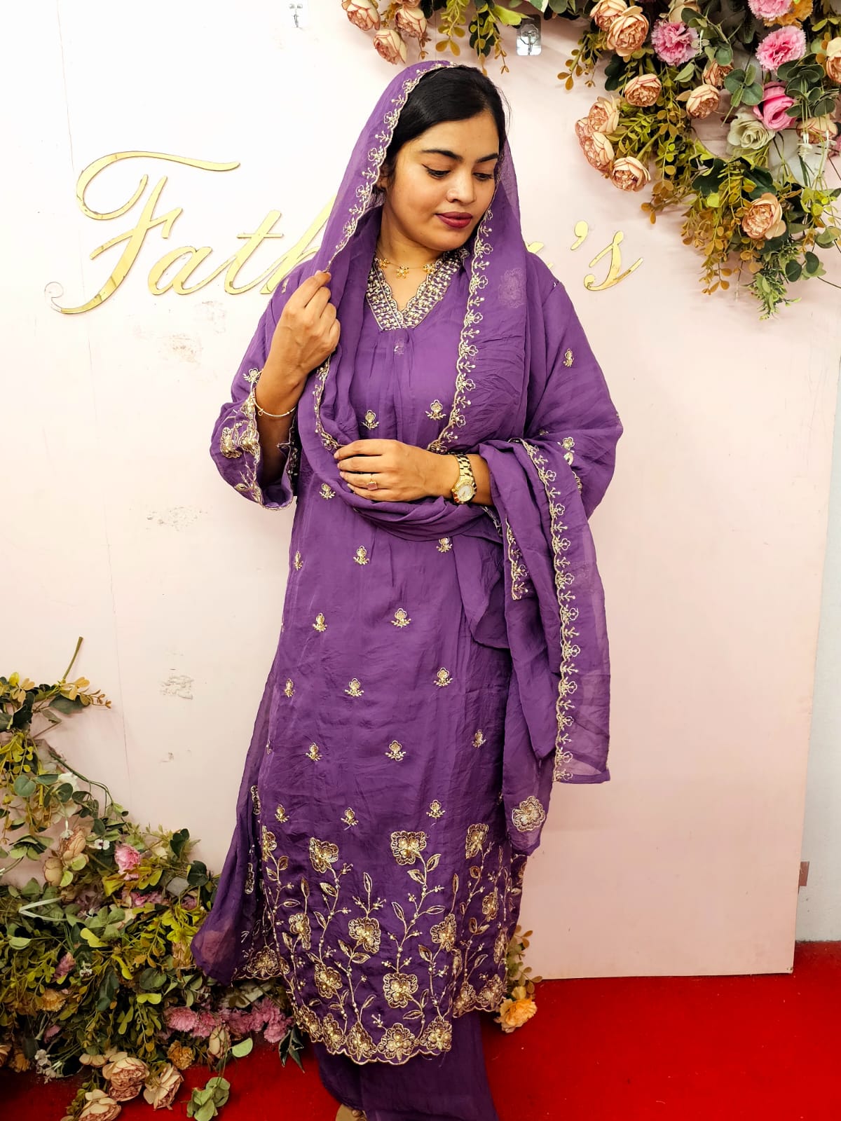 PARTY WEAR CRUSH GEORGETTE